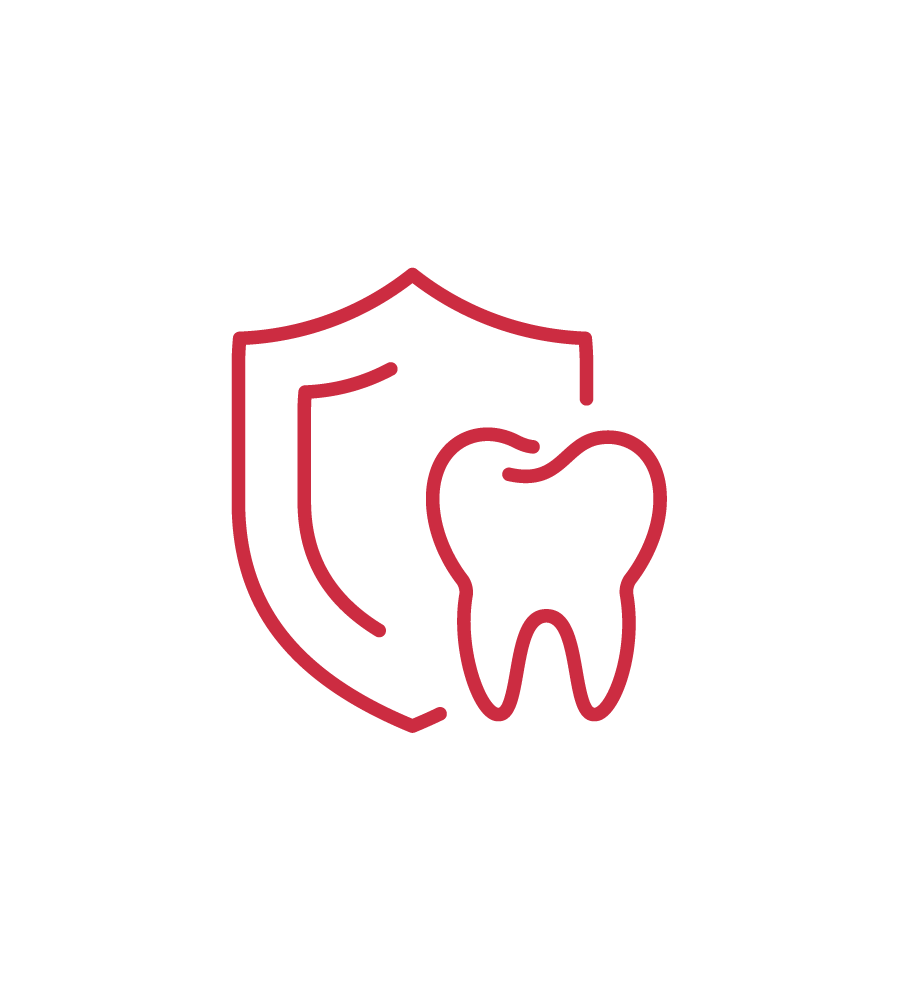 shielded dental icon